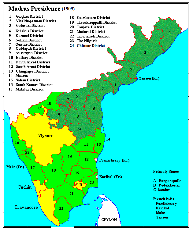 Madras Province - Hyderabad India Online