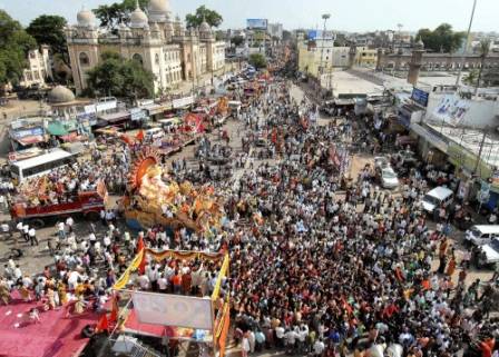 Ganesh Processions – Traffic Restrictions in Hyderabad - Hyderabad India Online
