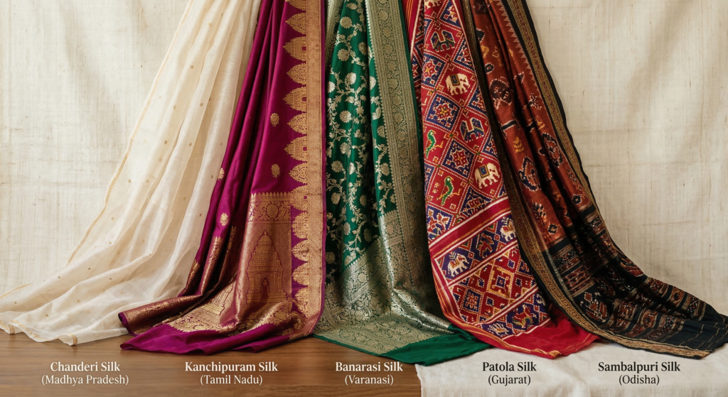 Indian-silks-types