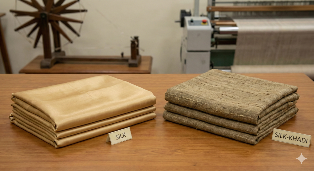 Silk vs Silk-Khadi - Know The Differences Between The Two 1 Silk vs Silk-Khadi - Know The Differences Between The Two - Hyderabad India Online