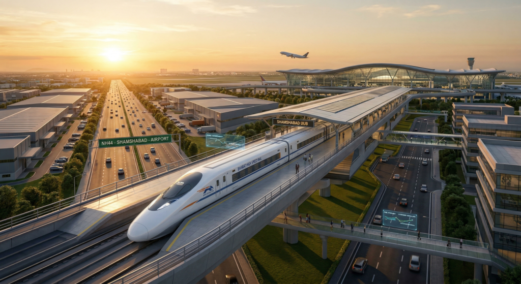Shamshabad Set To Become India’s Bullet Train Hub After 2026–27 Budget Boost - Hyderabad India Online